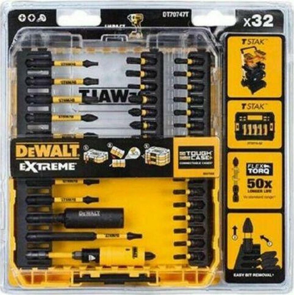 Bit-Set DEWALT FLEXTORQ 32-teilig DT70747T