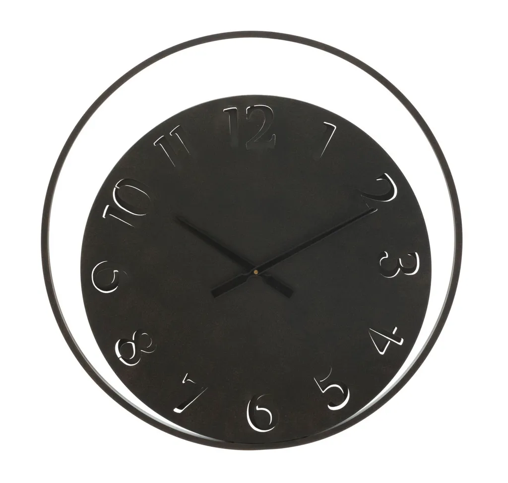 Orologio Parete Metallo 60 cm Elegante - Complemento d'Arredo Chic