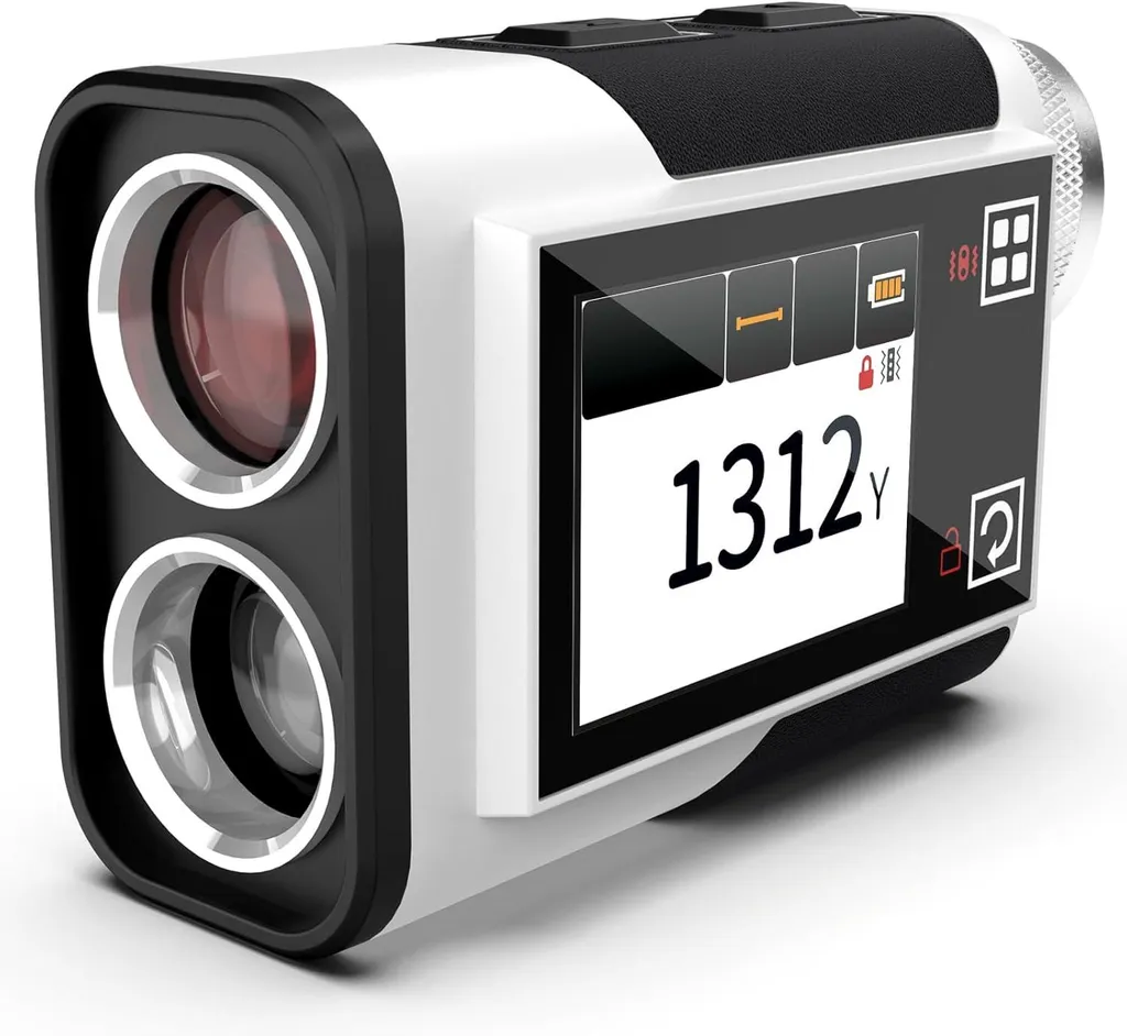 Télémètre de golf CIGMAN 1312Y : laser 1200m avec écran tactile et Slope