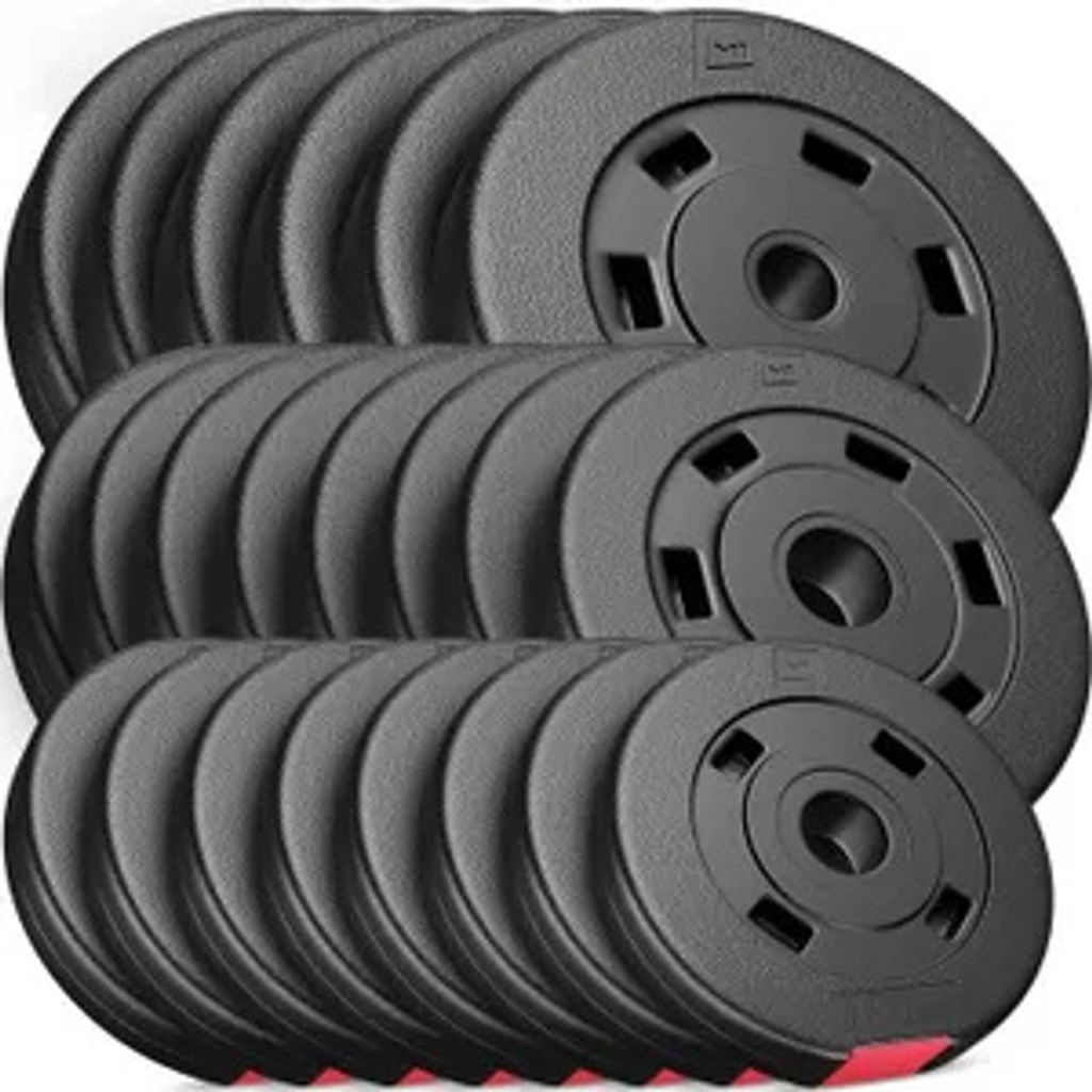 Hop-Sport 60kg Hantelscheiben 30 mm - Gewichte Hantel Sets Produktbild 