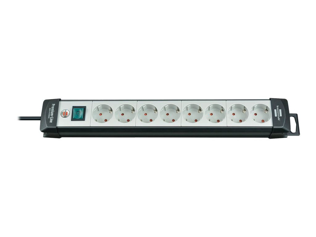 Brennenstuhl 1951580101 Regleta, 230 V, Negro y Gris Claro, Obrázok produktu 