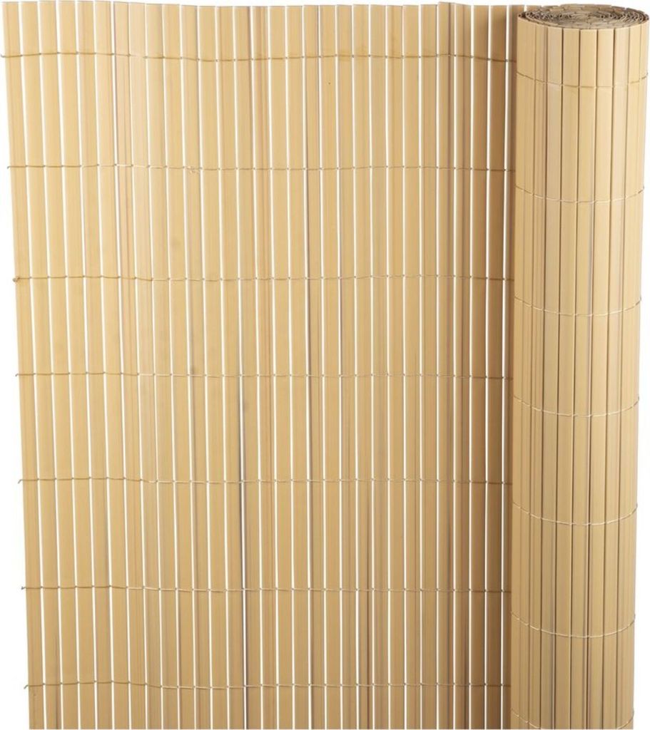 FI-CHI – Premium Sichtschutzmatte | Zaun | Sichtschutz | PVC- Sichtschutzmatte | Gartensichtschutz für Garten und Balkon aus Weide | Höhe 1 m |...