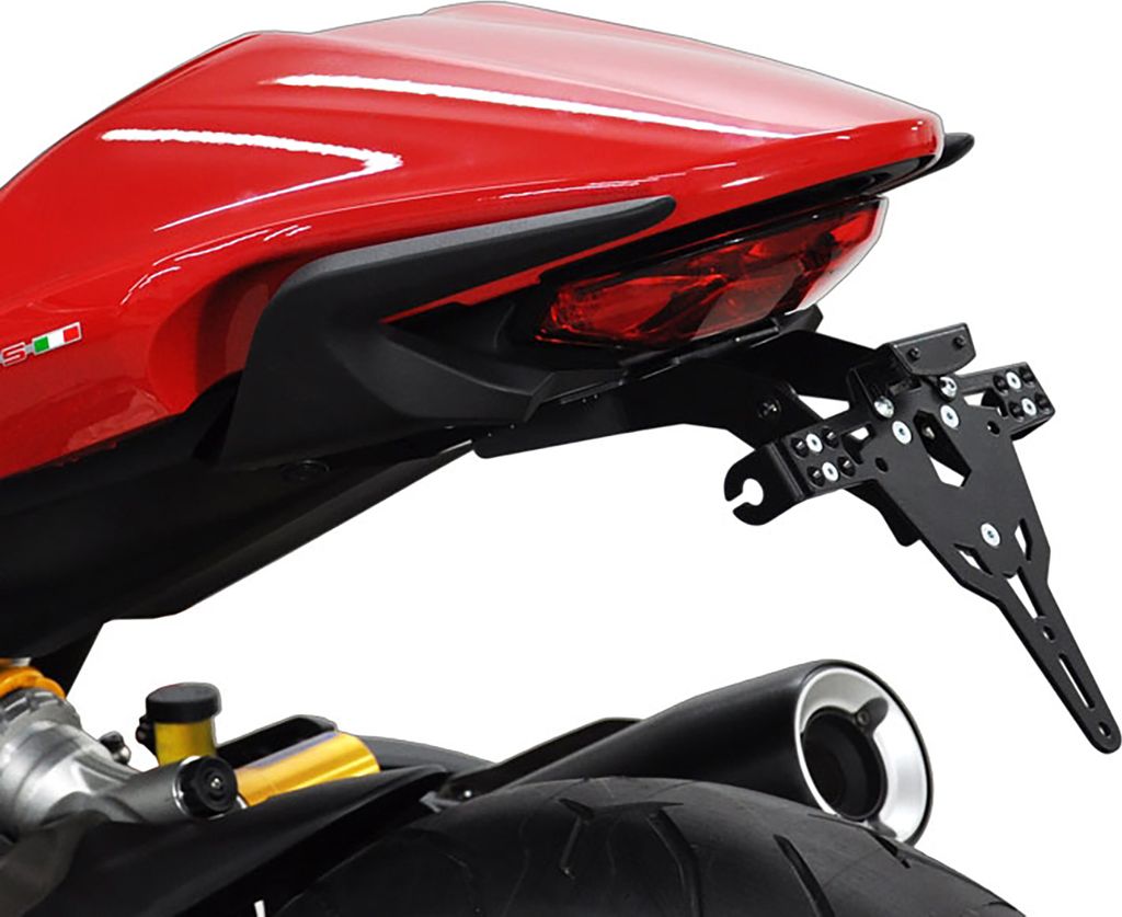 ZIEGER Pro Kennzeichenhalter kompatibel mit Ducati Monster 1200 BJ 2014-16 / Monster 1200 S BJ 2014-16