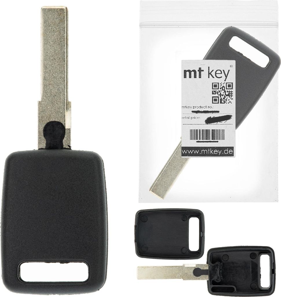 MT KEY Auto Ersatz Schlüssel HU66 kompatibel mit AUDI A4 S4 B5 8D B6 8E 97-04 A6 S6 RS6 C6 4F CABRIO COUPE BJ 96-97 A8 S8 D3 4E 05-10 TT 8N A2 A3 ...
