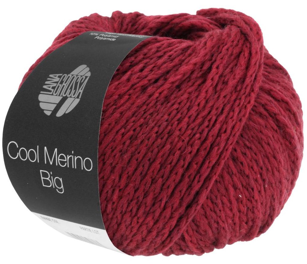 Lana Grossa - Cool Merino Big 0212 dunkelrot Produktbild 