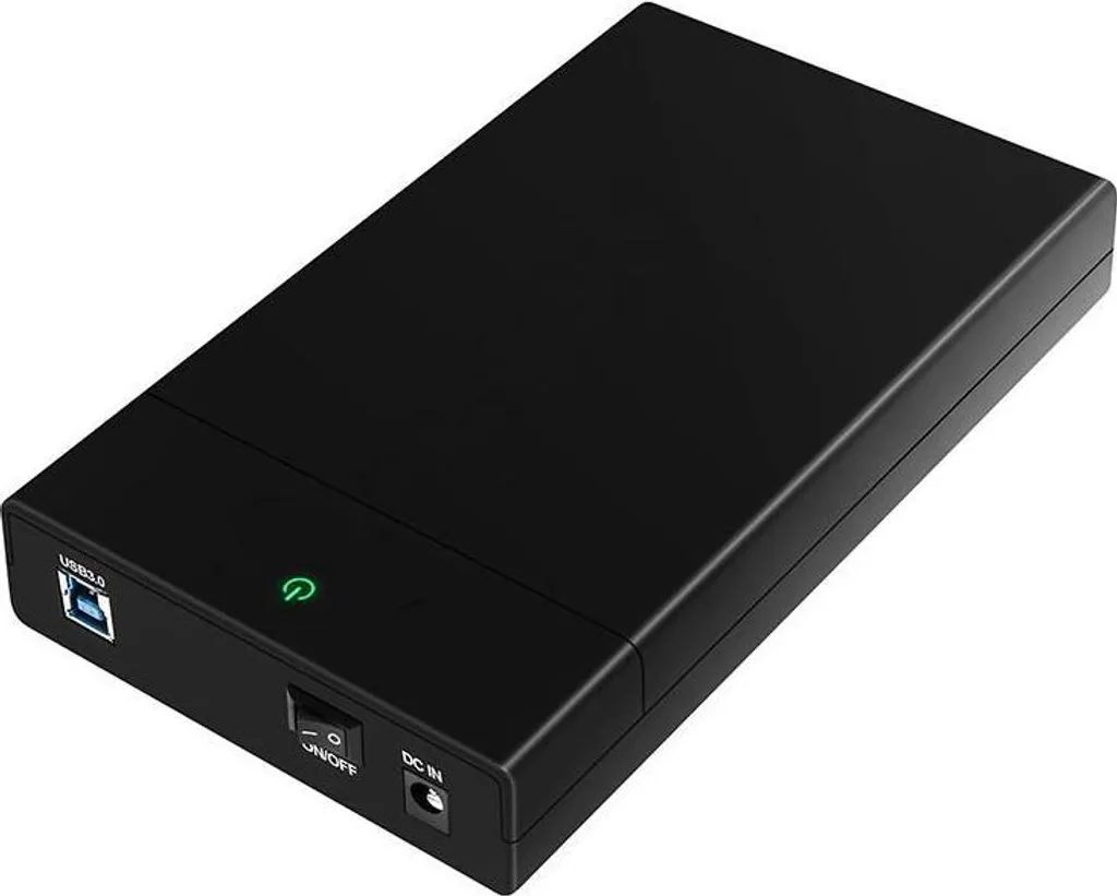 Boîtier de sauvegarde pour disque dur 3.5 SATA USB 3.0 PC noir
