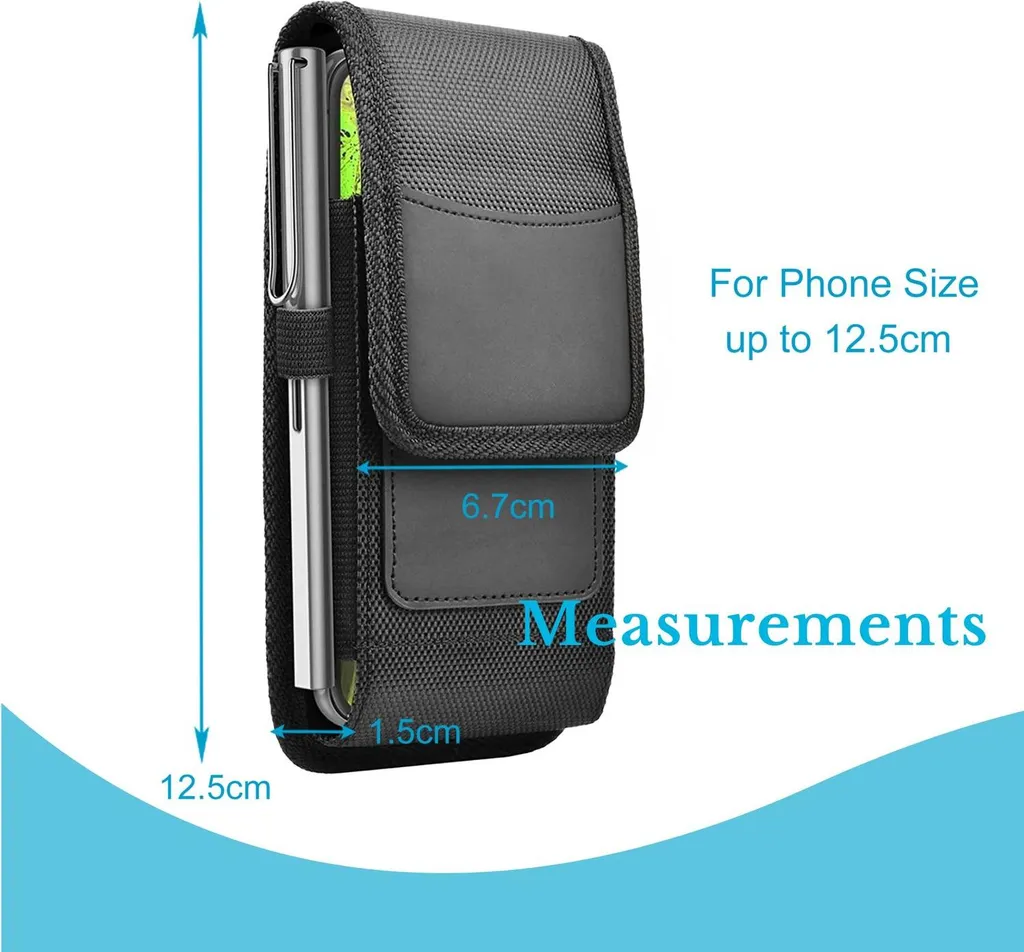 Cadorabo Custodia Sony Xperia M5 con Clip Cintura e Moschettone Nero - 3