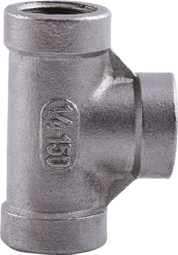 Brand New Tee 3 Weg Female Threaded Pipe Fittings Edelstahl SS 304 (1/4" 37mm )