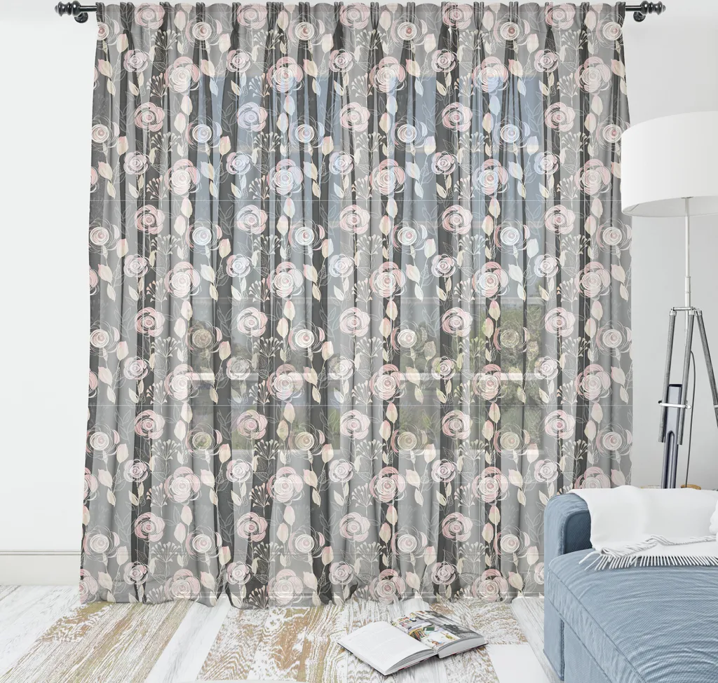 Arazzo Parete Grande ABAKUHAUS 240x274cm - Boho Vittoriano Grigio