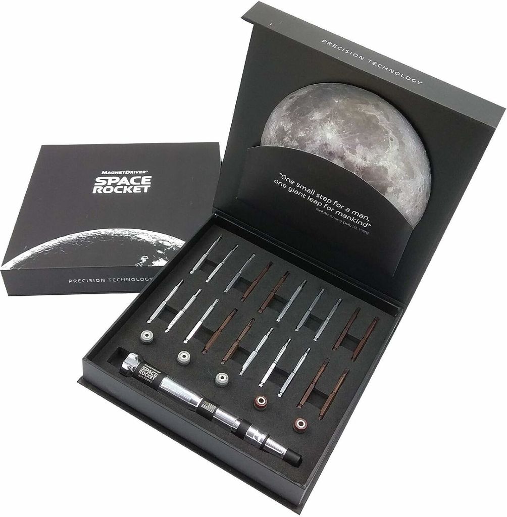 Space Rocket by Magnet Driver Präzisions-Schraubendreher-Set mit magnetischer Verlängerung für kleine Geräte und elektronische Werkzeug-Set (27...