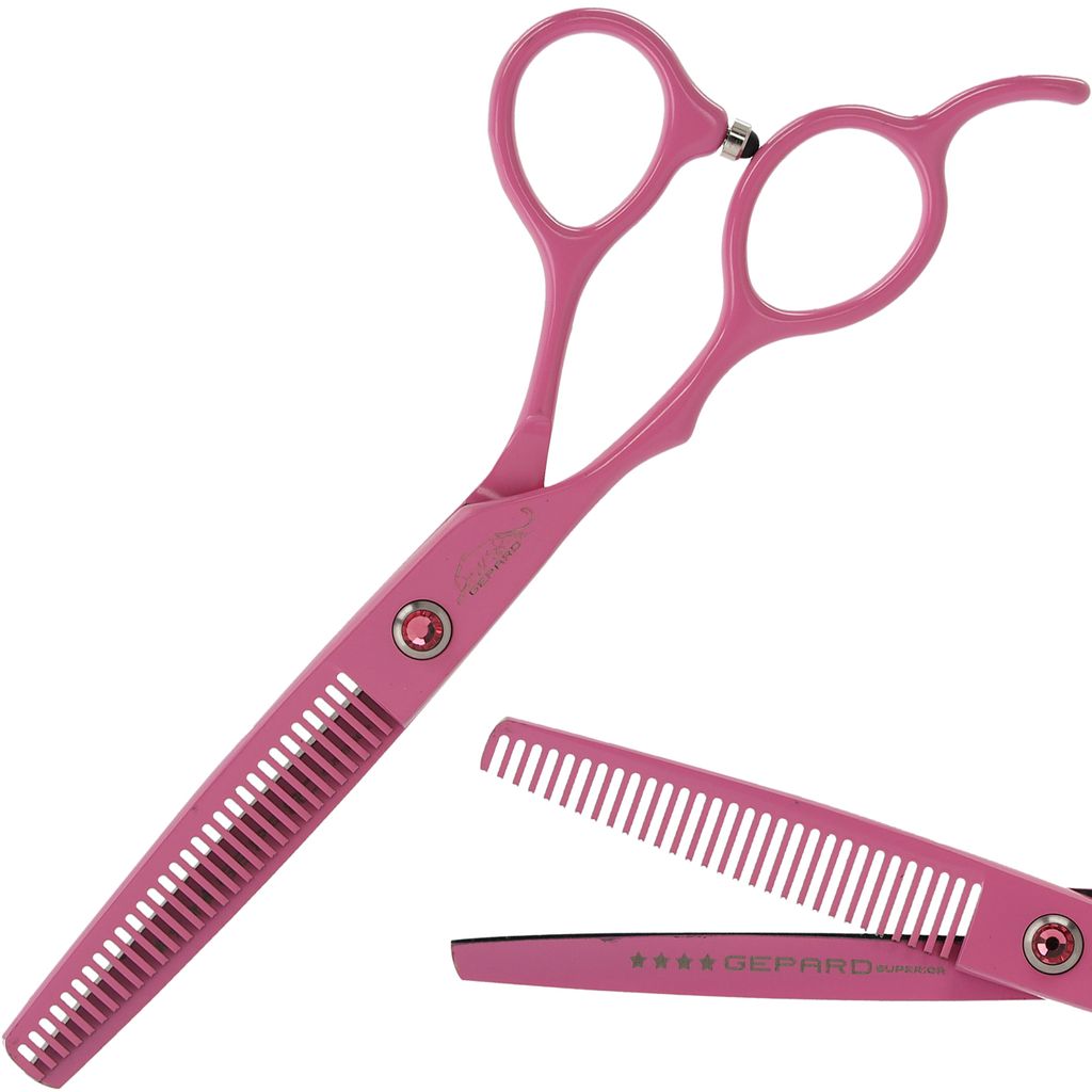 Purple Dragon Effilierschere 6,0" für Linkshänder rosa Produktbild 