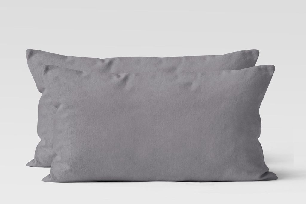 2er Set Renforcé UNI Kissenhüllen 40x80 cm Kopfkissen Produktbild 