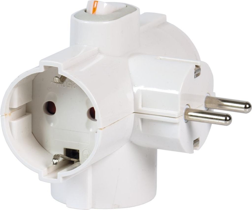 FANTON 82260 Netzstecker-Adapter Typ F Weiß
