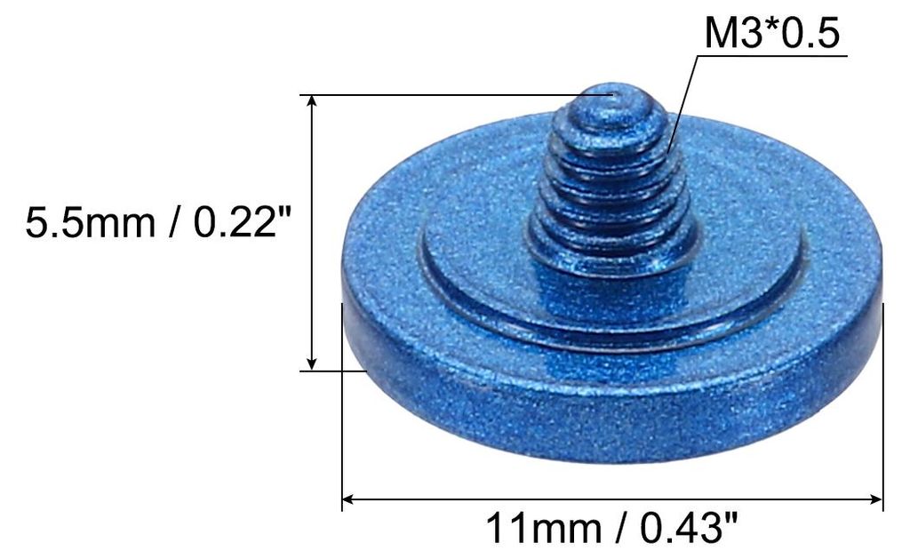 Kamera-Ausl?serknopf, 3er Pack Soft Shutter Release Button Reiner Kupfer-Kameraknopf Konkav Geeignet fš¹r DSLR/SLR-Kamera, Blau