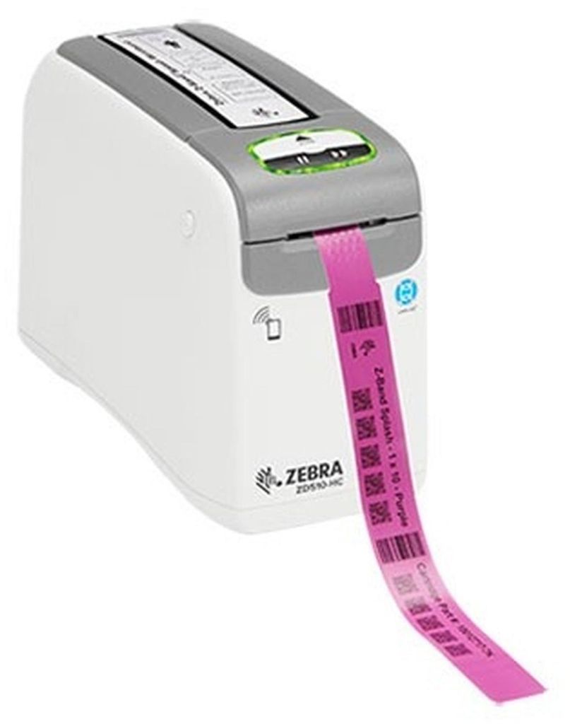 Zebra ZD510, 12 Punkte/mm (300dpi), USB, Ethernet, RTC, ZPLII Wristband-Drucker, Healthcare, Thermodirekt, 12 Punkte/mm (300dpi), Druckbreite (max....