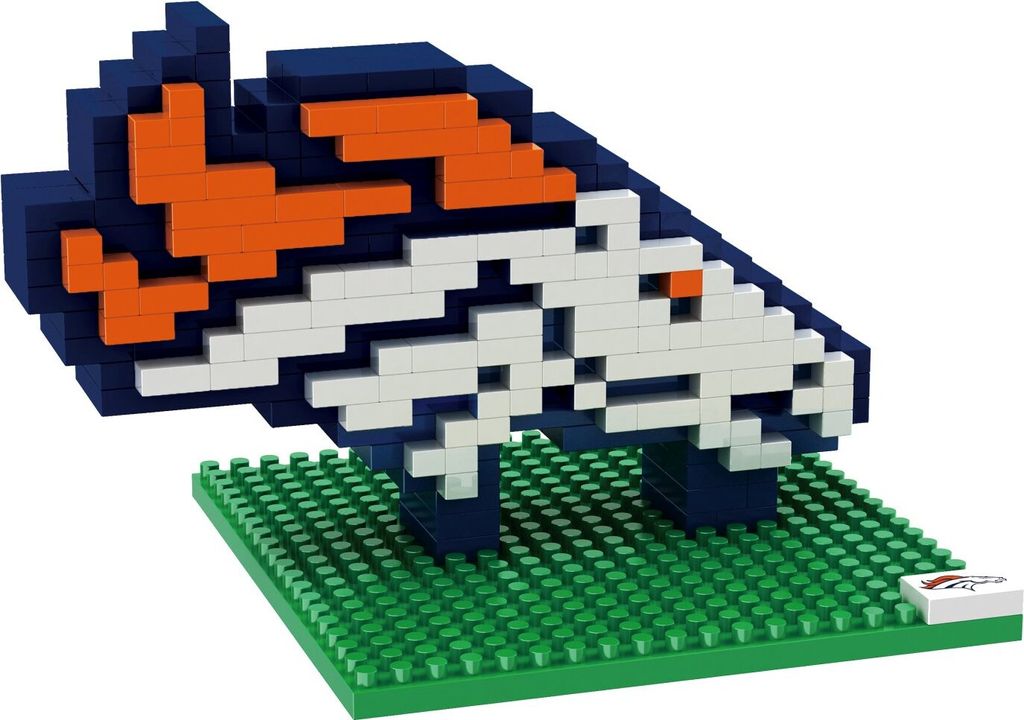 Denver Broncos BRXLZ NFL 3D LOGO Bausatz Produktbild 