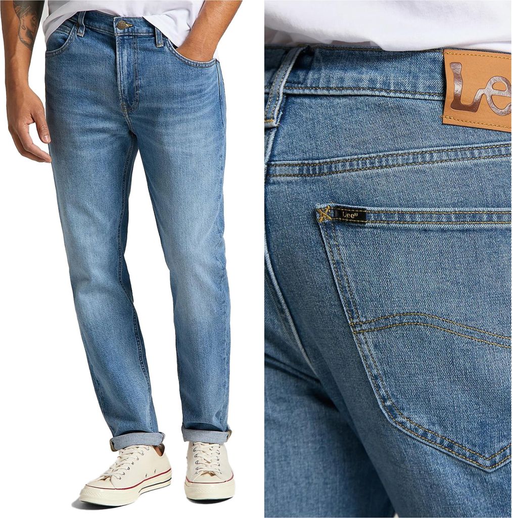 LEE, Herren Jeanshosen, Straight fit, AUSTIN, W32 L32, Blau, Jeans, baggyjeans, buggy