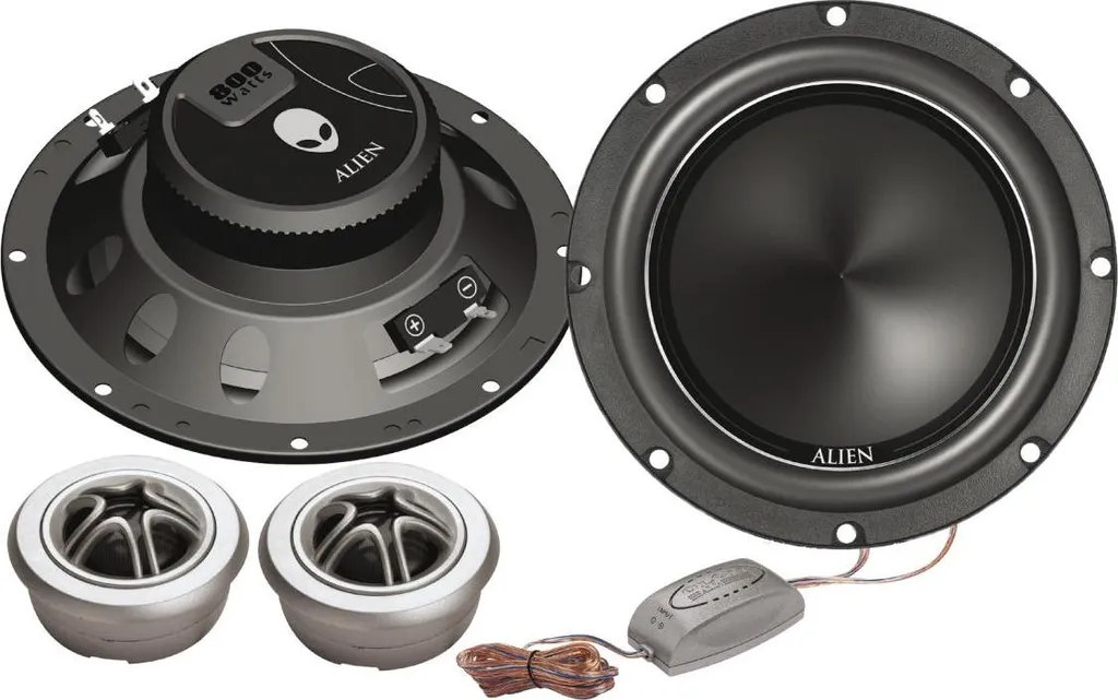 Kit Audio Auto 2x6,5'' Bass Haute Performance avec Filtres Fréquence