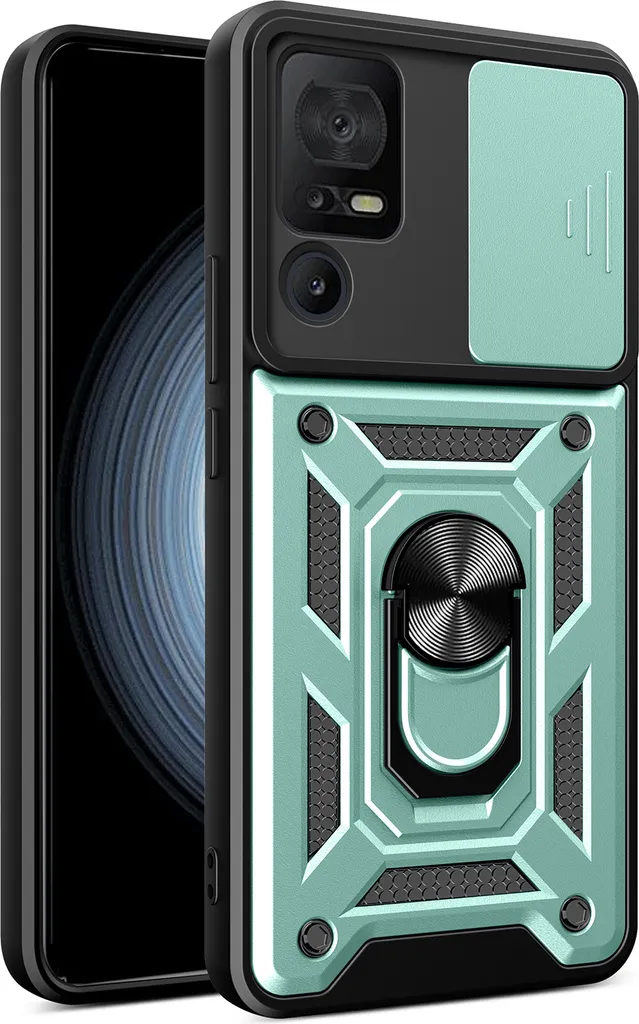 Custodia Per TCL 30 SE (6.52'') – Silicone Morbidissimo TPU – Cover Anti Graffio Con Effetto Marmo – Nero