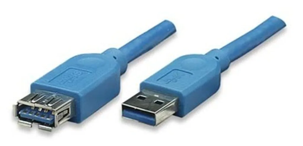 Techly USB 3.0 Extension 1m - Prolunga Cavo Gaming SuperSpeed Blu - 2
