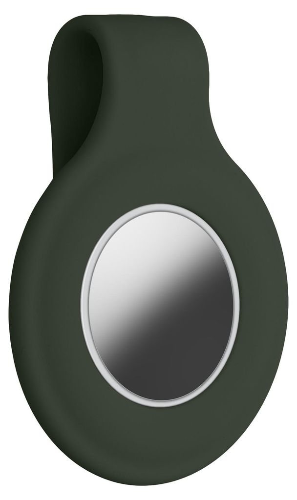 kwmobile Clip Halter kompatibel mit Apple AirTag - Case kompatibel mit Air Tag Silikon Hülle Tracker Schutzhülle - Klemm Halter Holder - Halterun...