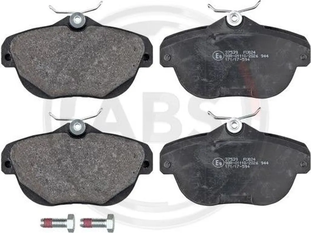 Plaquettes de Frein A.B.S. 37539 Haute Performance OE 1617277480 C6