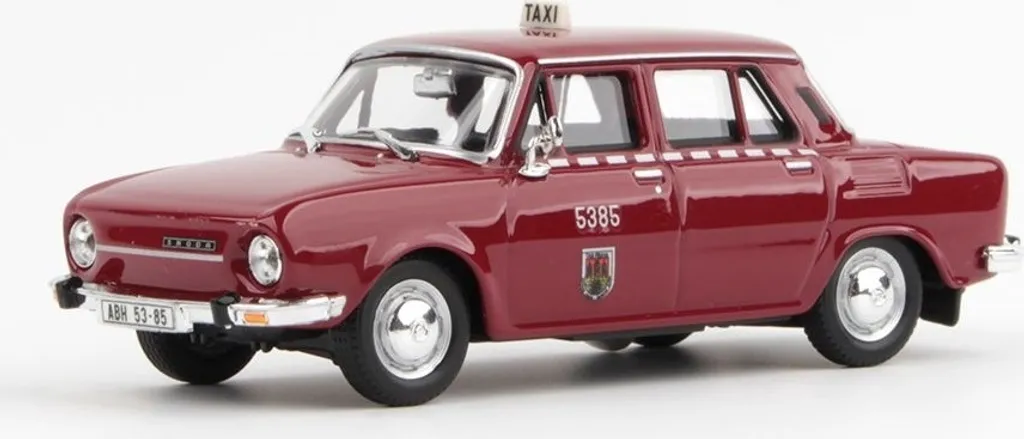 Skoda 110L Taxi 1973 1/43 Abrex - Idéal pour Cadeau ou Vitrine Vintage