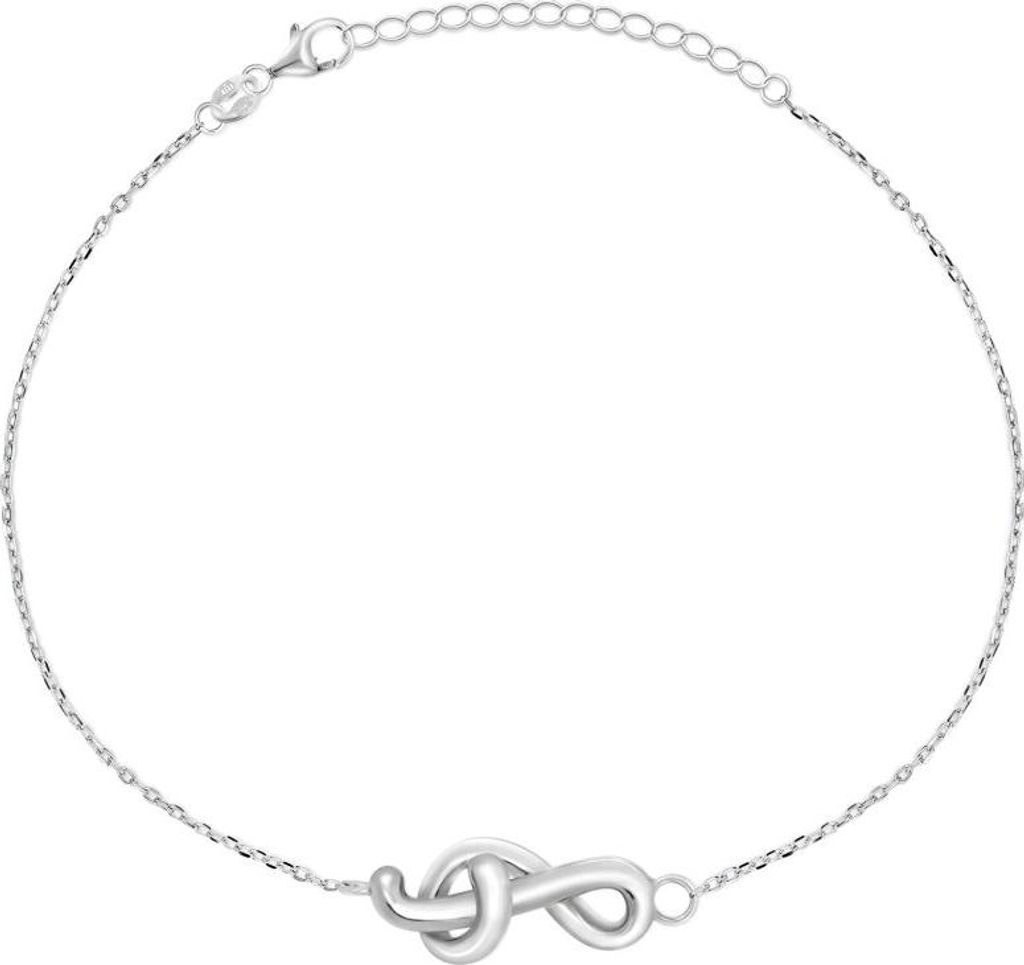 Stylish silver bracelet Treble clef BRC38W