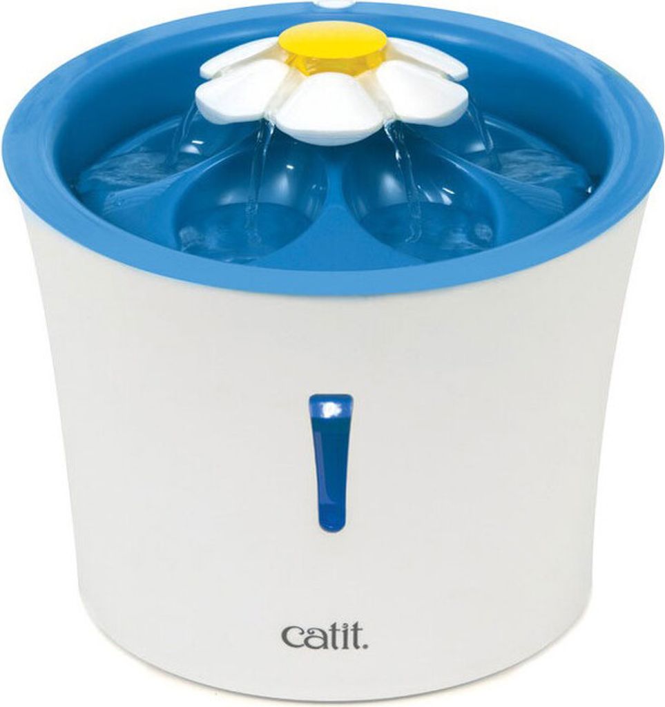 CATIT Blumentrinkbrunnen - 3 L, blau, mit LED Produktbild 