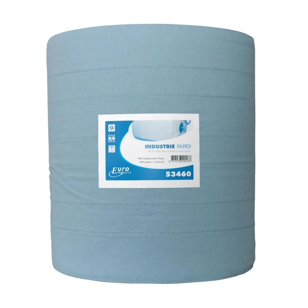Carta industriale blu resistente a 3 strati 37 cm (400 metri)