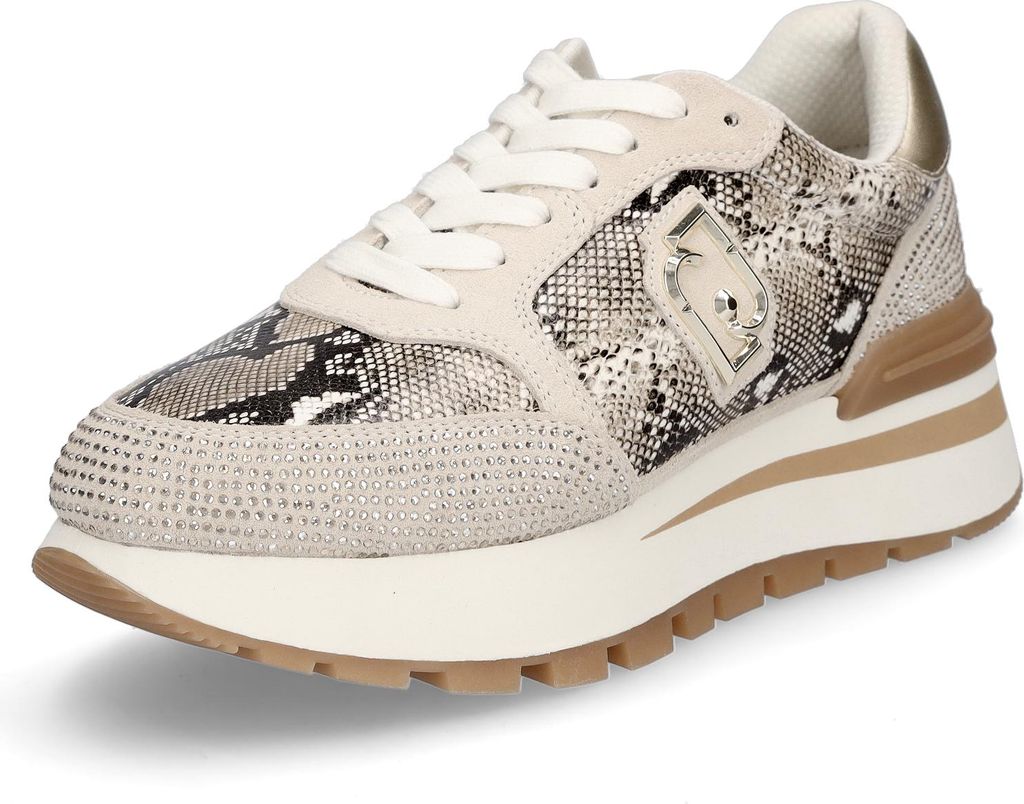 Liu Jo Damen Sneaker Amazing 25 beige metallic