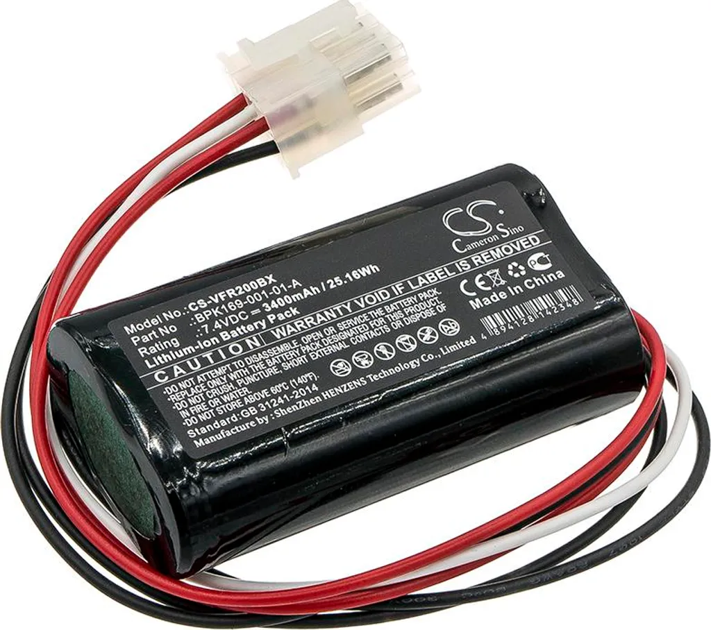 Batterie pour VeriFone PCA169-001-01 PCA169-404-01-A Ruby 2 Ruby CI