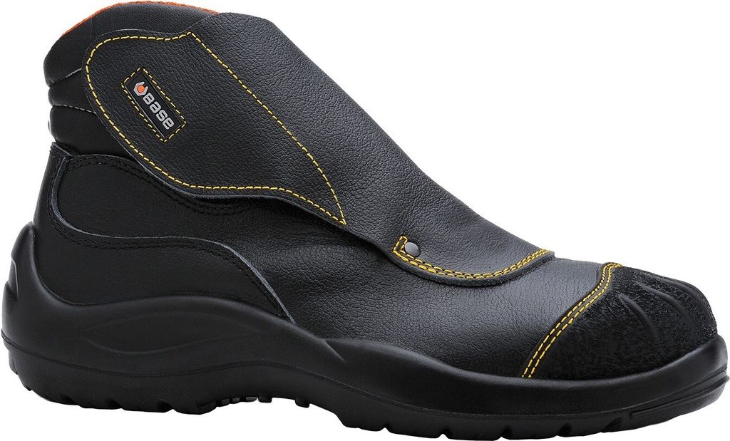 BASE B0410 Schweißerstiefel Welder S3 nach EN ISO 20345:2011 S3 HRO SRA schwarz Größe 44
