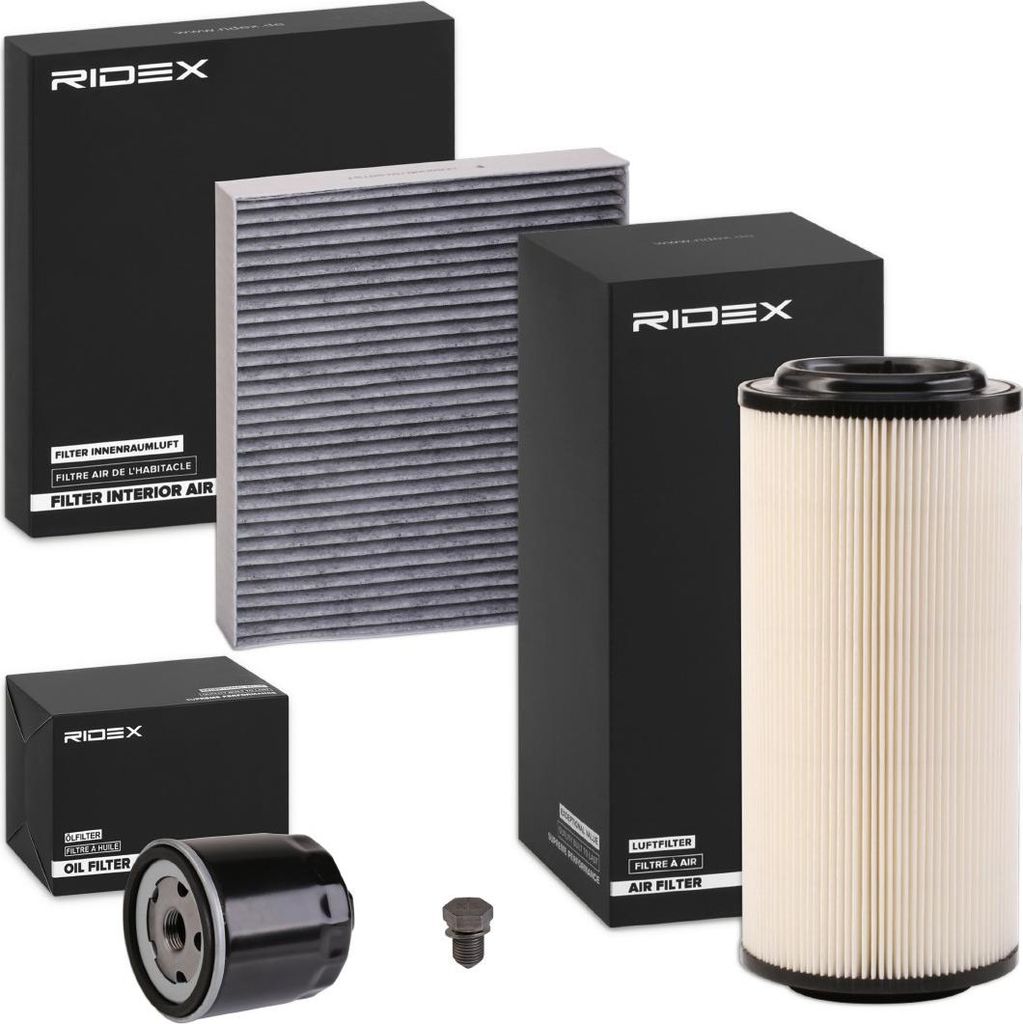 RIDEX Filterset Inspektionspaket Filtersatz für AUDI A2 (8Z0)