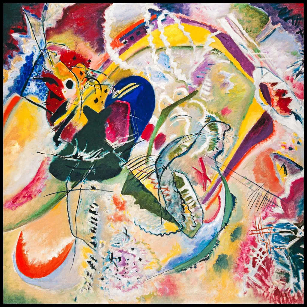 Poster Kandinsky Improvvisazione 35 100x100 cm | Stampa Artistica Salone