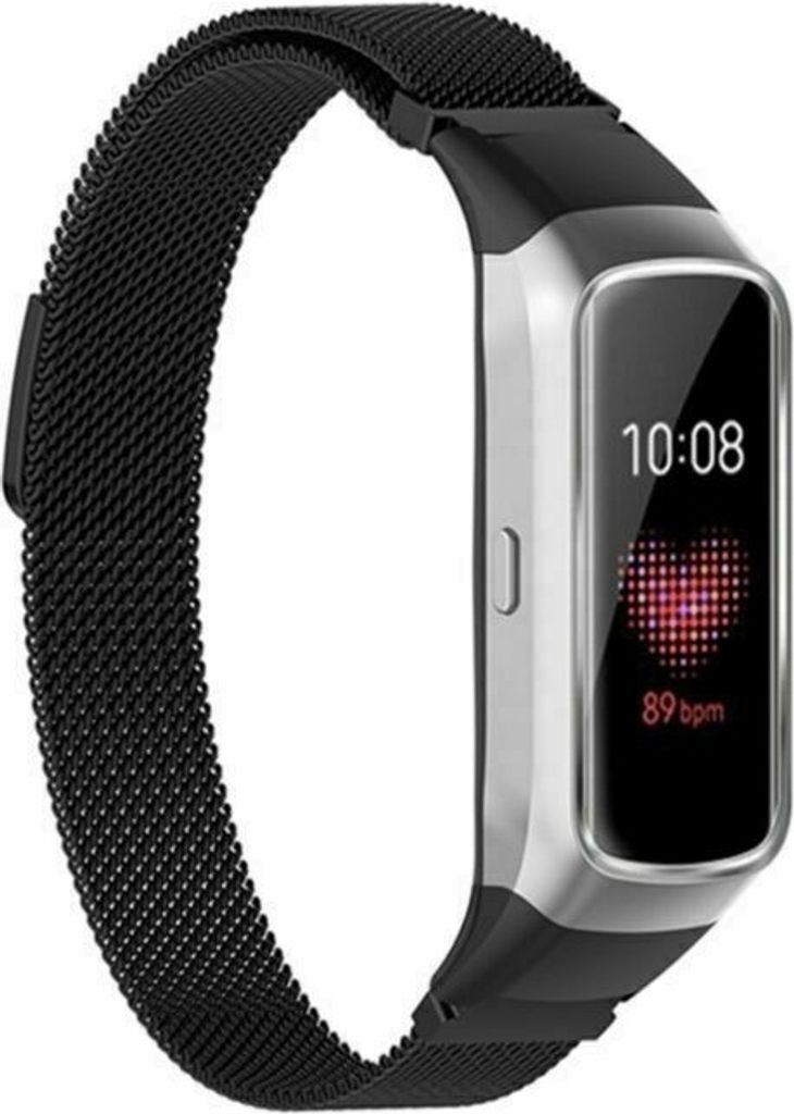 Strap-it Milanese Armband - Kompatibel mit Samsung Galaxy Fit Armband Edelstahl Armband mit Magnetverschluss - Ersatzarmband - Hochwertiges Materia...
