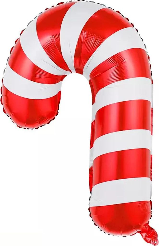Vánoční fóliový balónek -Candy cane, cca 106 x 64 cm - Obrázek produktu 1