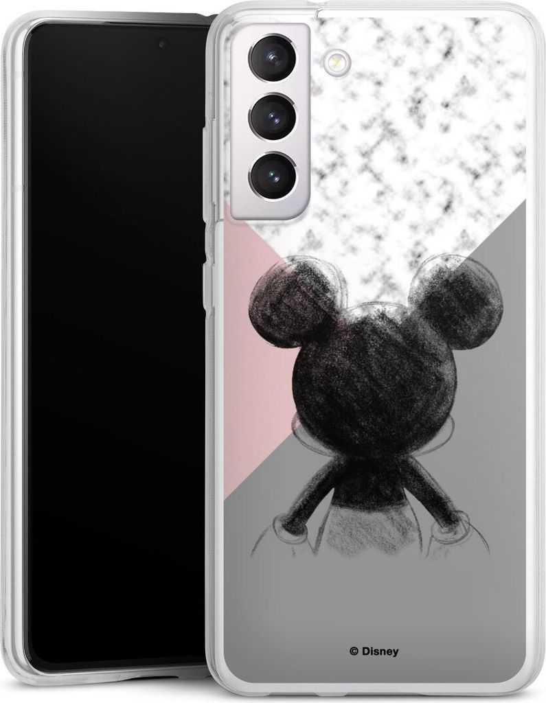 DeinDesign Handyhülle für Samsung Galaxy S21 FE 5G Silikon Hülle Case Smartphone Schutzhülle Disney Marmor Mickey Mouse