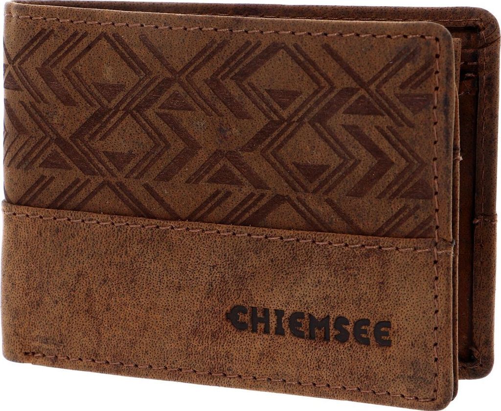 CHIEMSEE Leder Geldbörse Mexico Wallet With Flap Brown Produktbild 