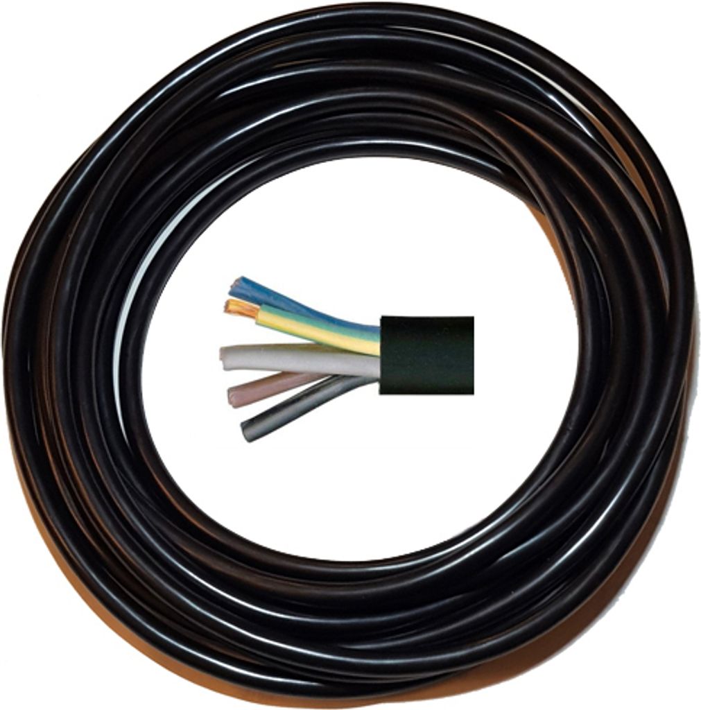 20,5m Neopren Kabel für Klimaanlage 5x1-5mm²