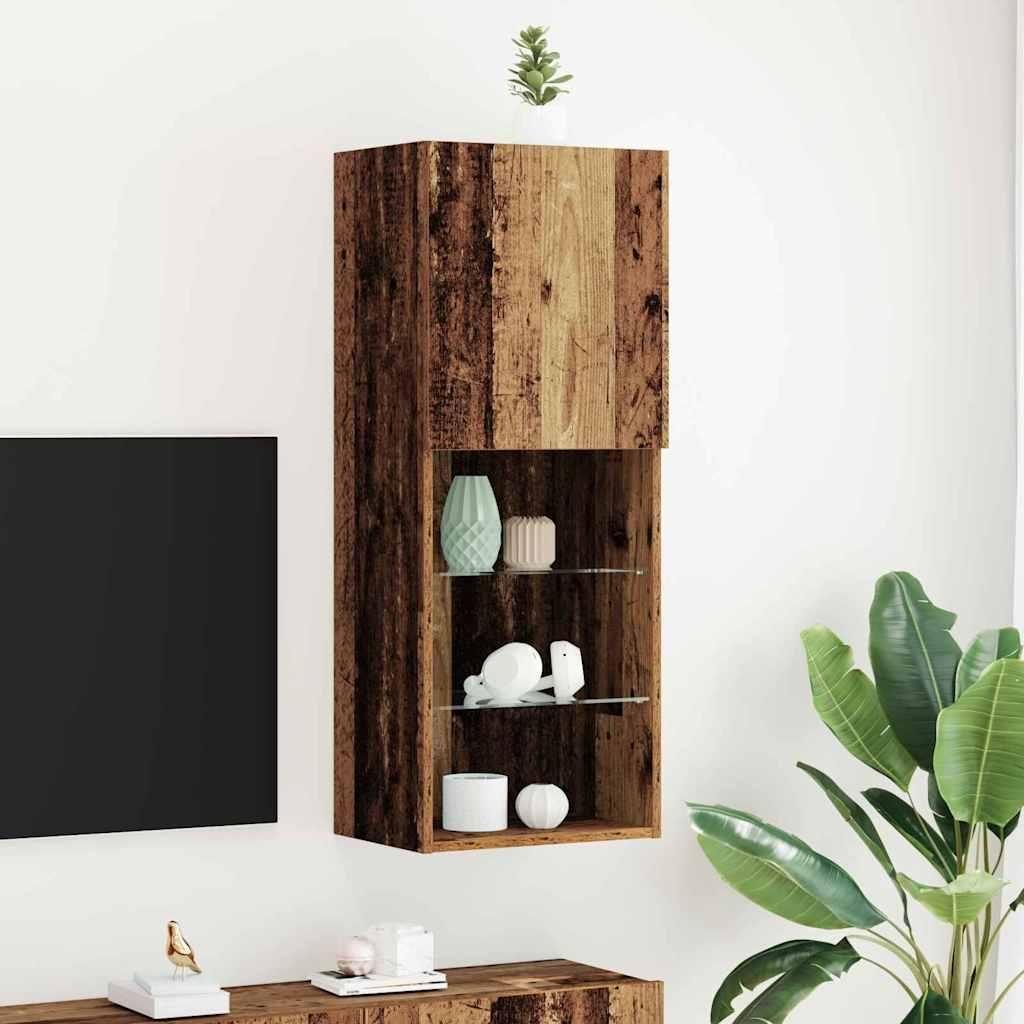 Maison Exclusive - TV-Schrankset Altholz 40,5 x 30 x 102 cm Holzwerkstoff
