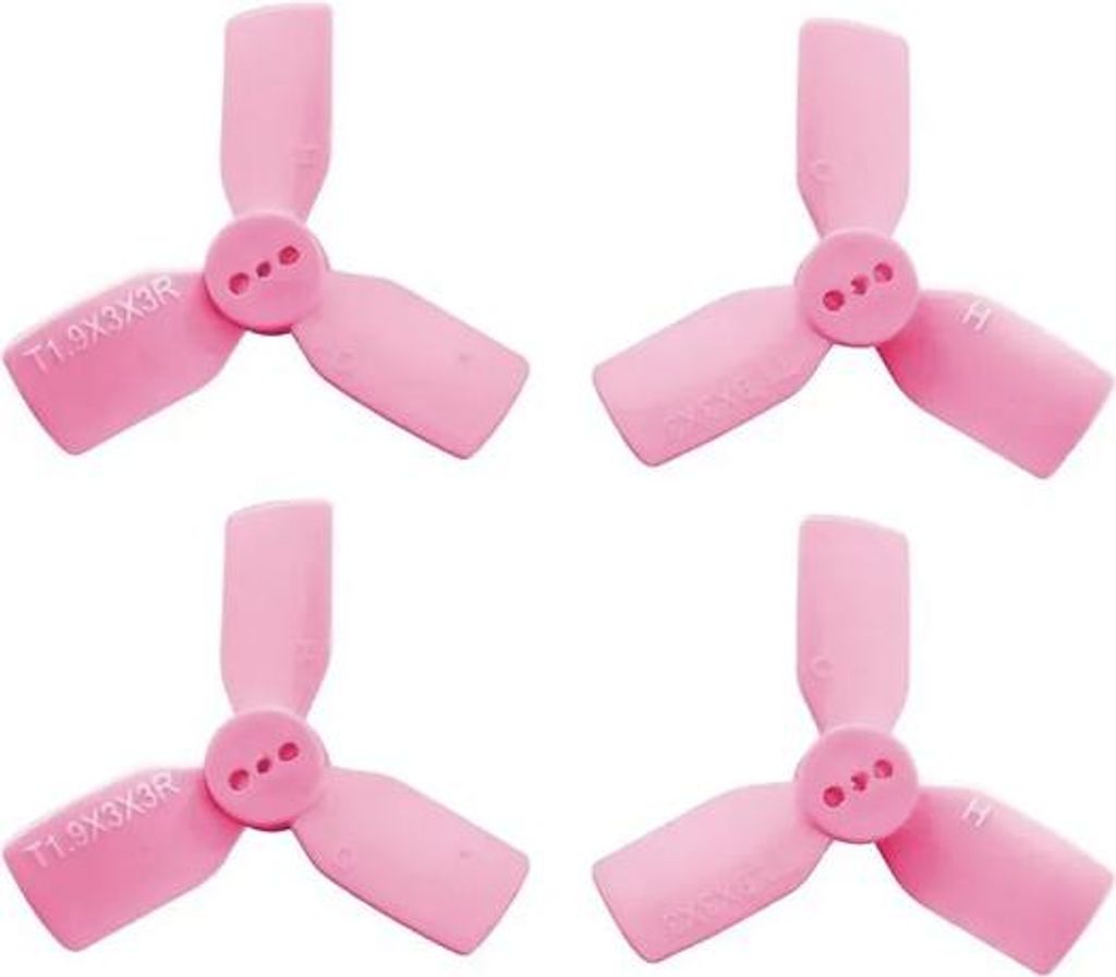 HQProp 1930 3 Blatt Durable Propeller 3 Loch 2xCW 2xCCW Hellpink
