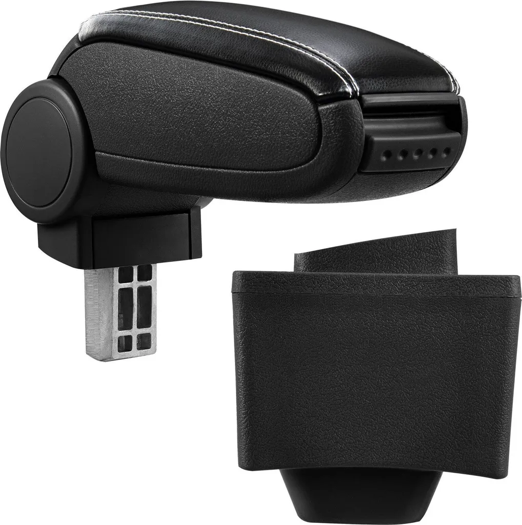 Coperchio Console Centrale Audi A3 S3 8L (1996-2003) Pelle Nero/Bianco