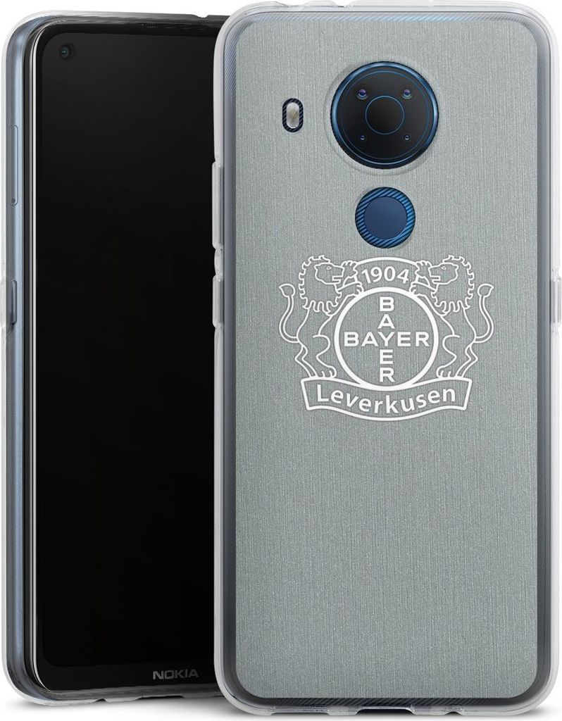 DeinDesign Handyhülle für Nokia 3.4 Silikon Hülle Case Smartphone Schutzhülle Bayer 04 Leverkusen Offizielles Lizenzprodukt Wappen