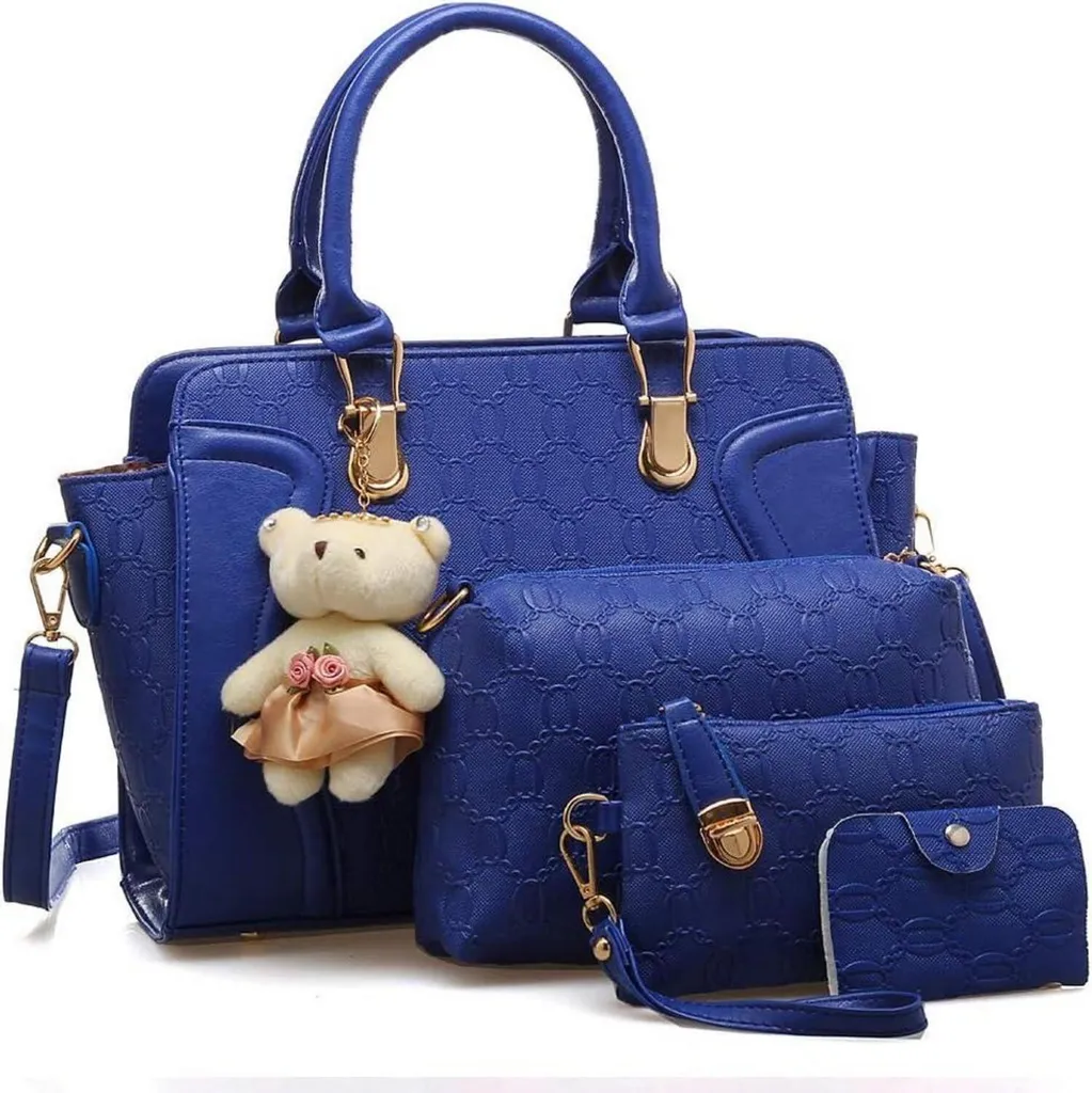 Set Borse 4 Pezzi Pahajim | Borsa Donna Elegante in Pelle Sintetica