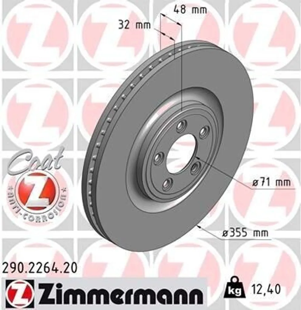 Disque de Frein Anti-Vibration pour Jaguar XF et XK, Solution Durable