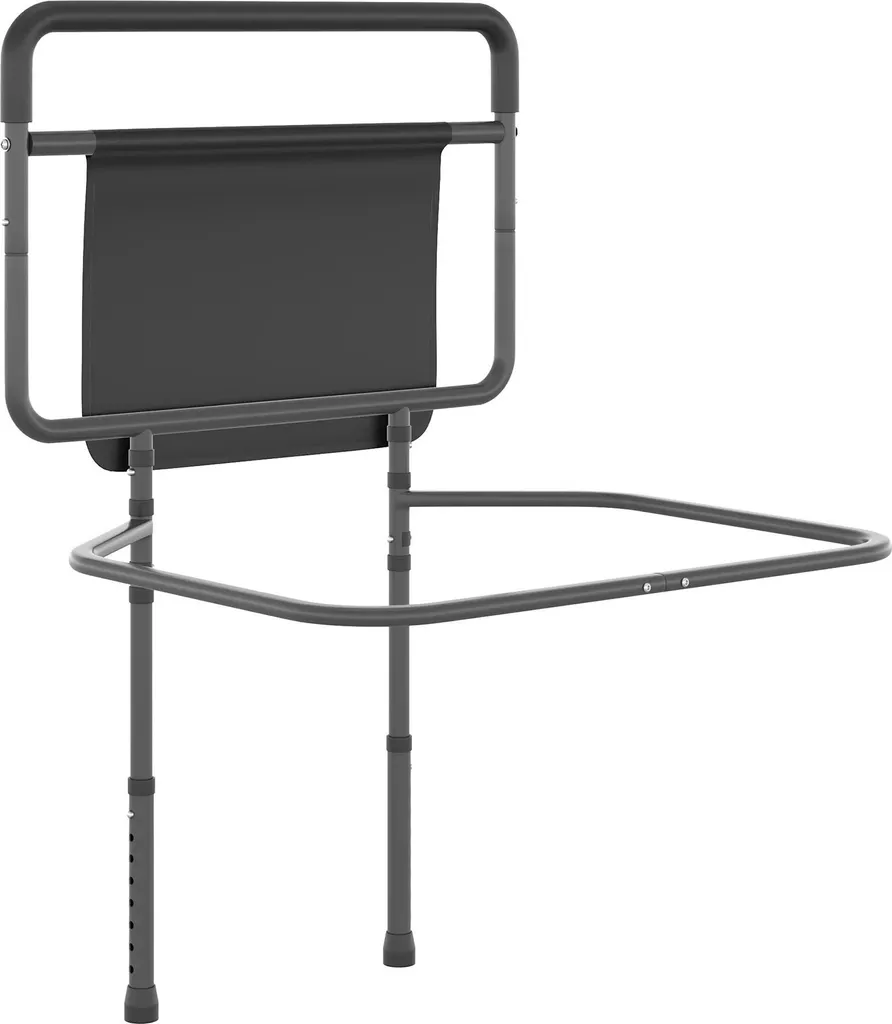 Barrière de sécurité pour lit senior - Rail de maintien réglable gris