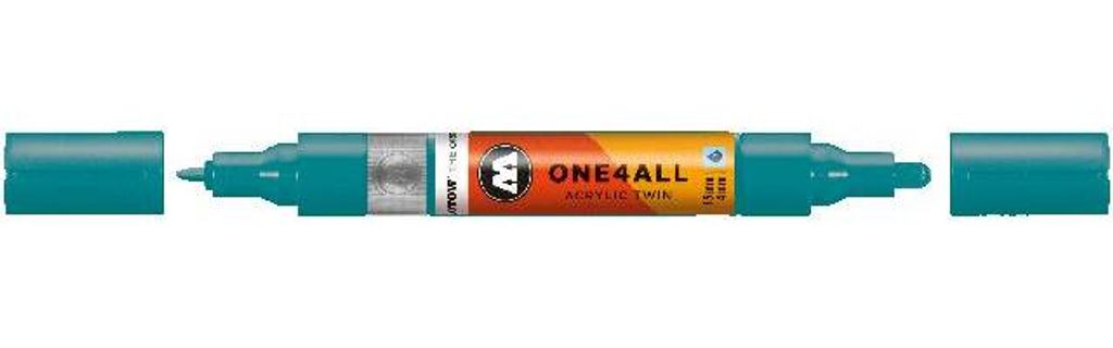 Molotow Acrylmarker ONE4ALL Acrylic Twin aqua