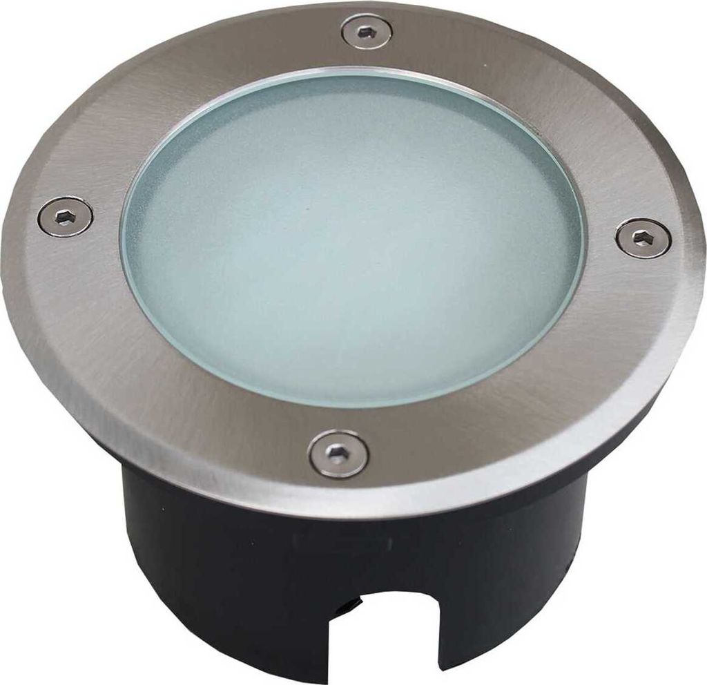 ChiliTec Bodenleuchte BEL GX53 R rund ØxT 12x7cm, IP65, Produktbild 