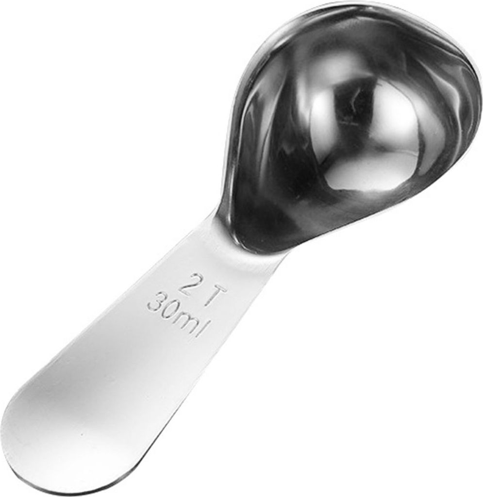 15/30 ml Kaffeemesslöffel, 304 Edelstahl, präzise Waage, kurzer Griff, Lebensmittelqualität, Milchpulver, flüssige Gewürzmessung, Messlöffel,...